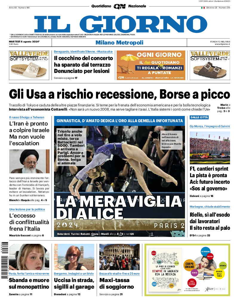 Prima-pagina-il giorno-edizione-di-oggi-20240806